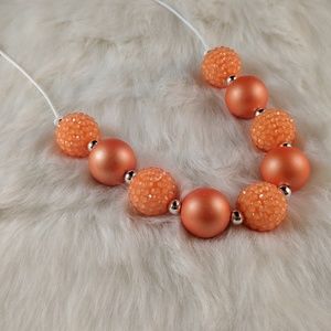 "Orange Dream" Pearl necklace